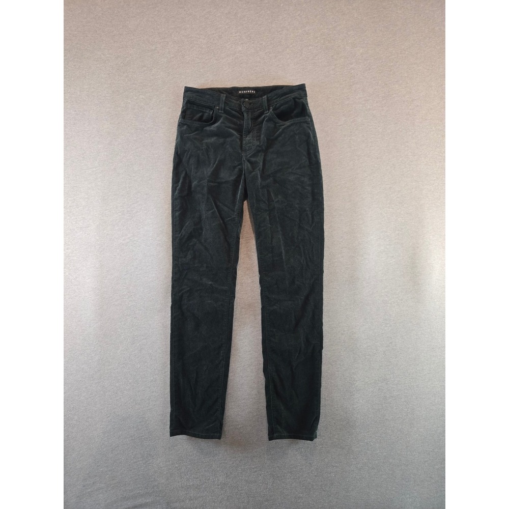 Monfrere Brando Pants Mens 31 Green Velvet Malachite Japanese Denim Slim Fit
